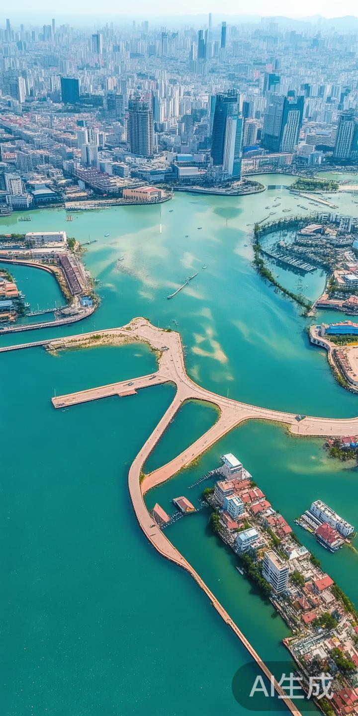 澳门的水域资源与水城潜力分析
澳门地处珠江口西岸